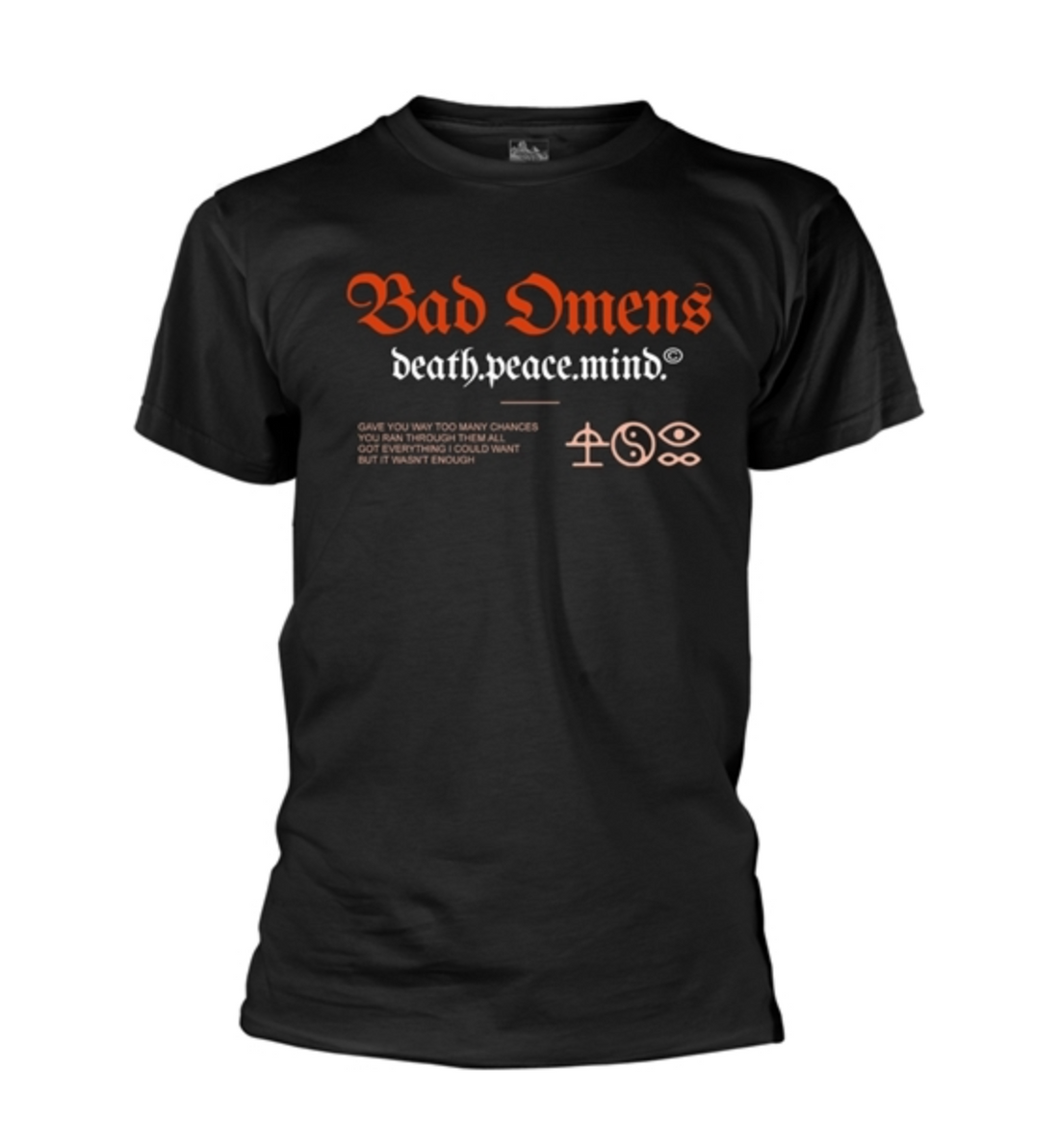 トップス BAD OMENS SKIPPING FRAMES TEE Bad Omens Official Store Merch Skipping Frames Tee - Newest
