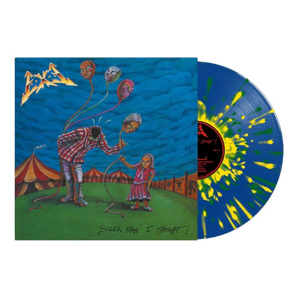 E-X-E "E-X-E - Sicker Than I Thought / Transparent Blue Yellow Green Splatter Vinyl LP" 12"