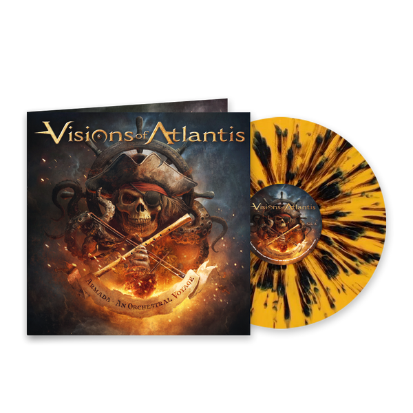 Visions of Atlantis "Armada - An Orchestral Voyage (Orange/Black Fire Splatter Vinyl)" 12"