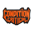 Condition Critical "Die-Cut Logo (Orange)" Patch