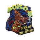 Poison "Vintage Wolf Open Up And Say Ahh..." Patch