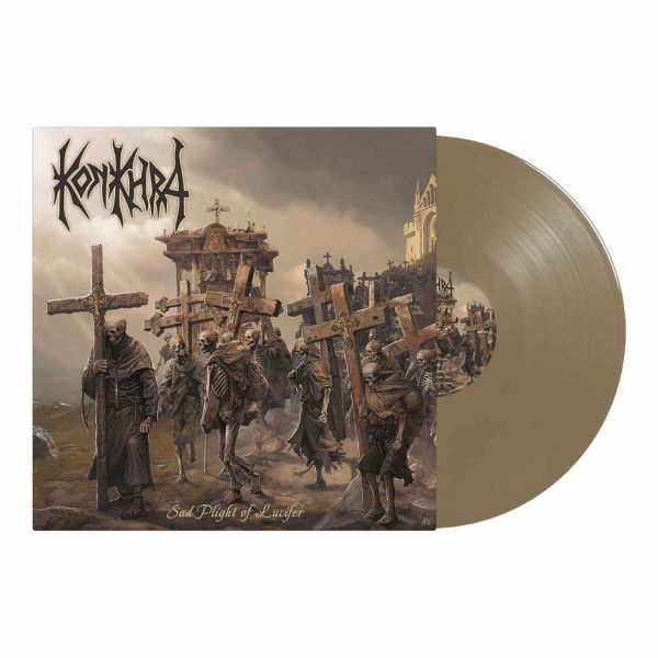 Konkhra "KONKHRA - Sad Plight of Lucifer / Golden Vinyl LP" 12"