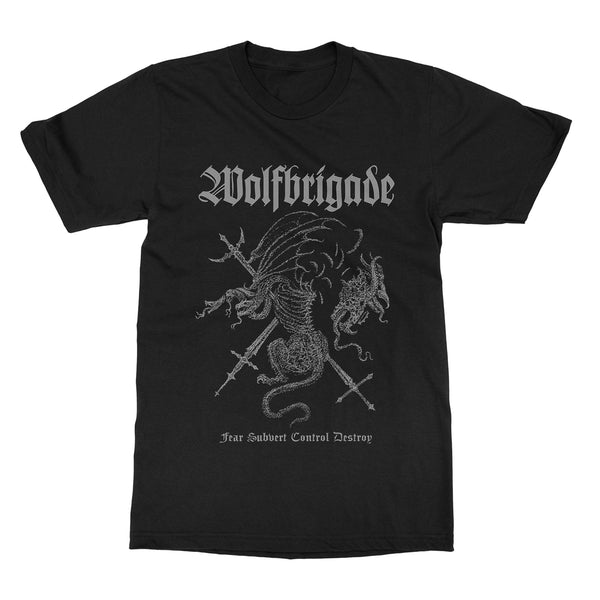 Wolfbrigade "Fear Subvert Control Destroy" T-Shirt