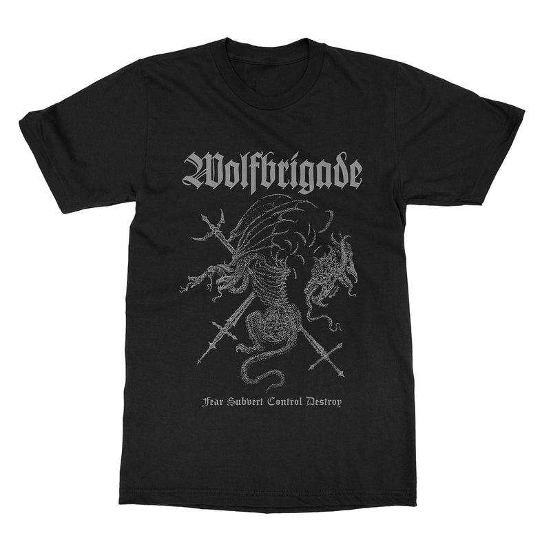 Wolfbrigade "Fear Subvert Control Destroy" T-Shirt