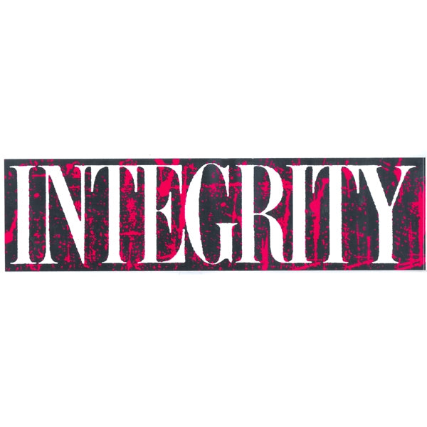 Integrity "Bold Print Logo" Stickers & Decals