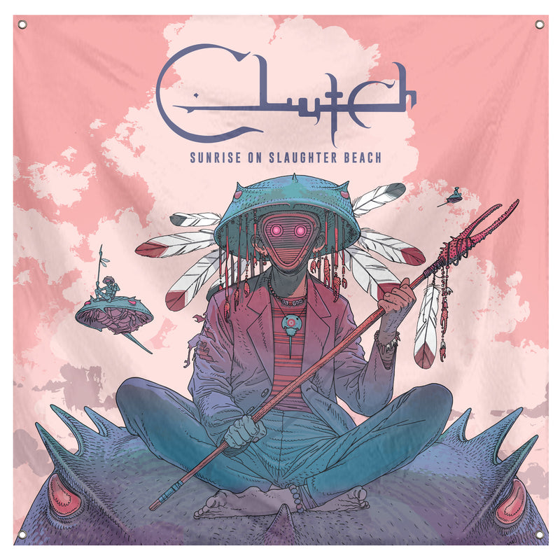 Clutch "Sunrise On Slaughter Beach" Flag