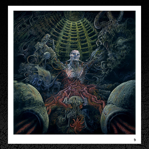 Dan Seagrave "Warfare. Album cover" Prints