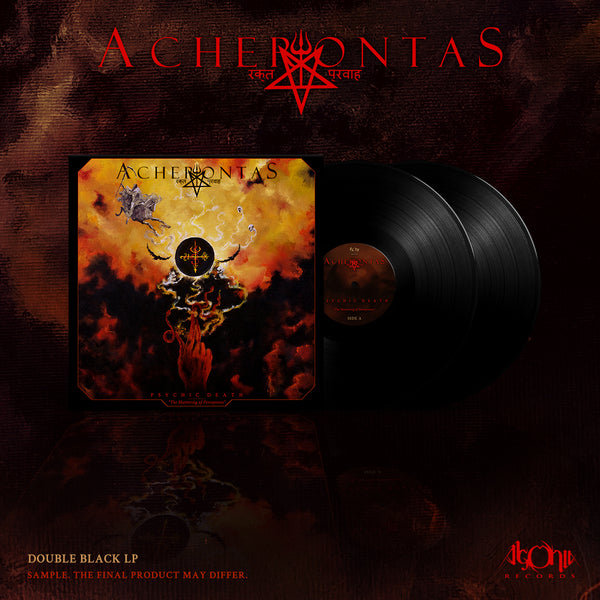 Acherontas "Psychicdeath - The Shattering of Perceptions Double Black Vinyl" Limited Edition 2x12"