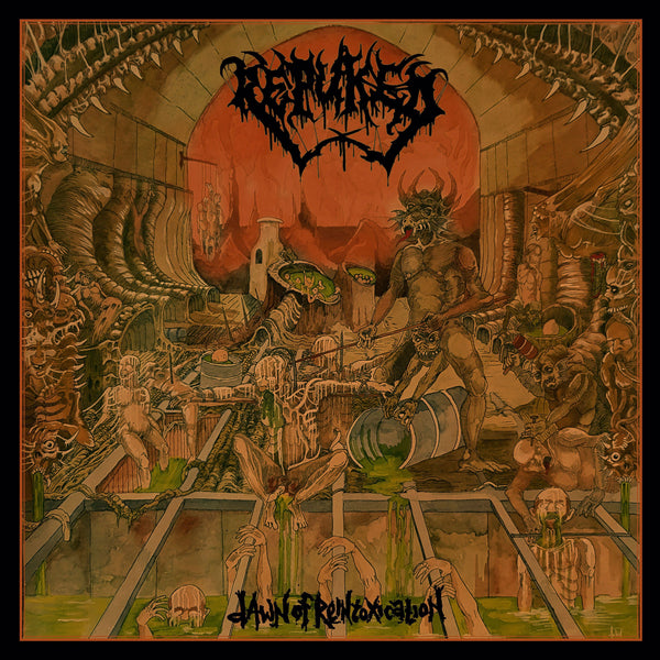 Repuked "Dawn of Reintoxication (transparent green vinyl)" Limited Edition 12"