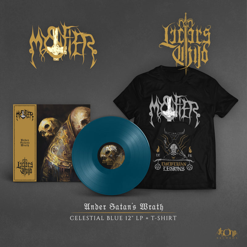 Mystifier / Lucifer's Child "Under Satan's Wrath Blue LP + M Tee" Bundle
