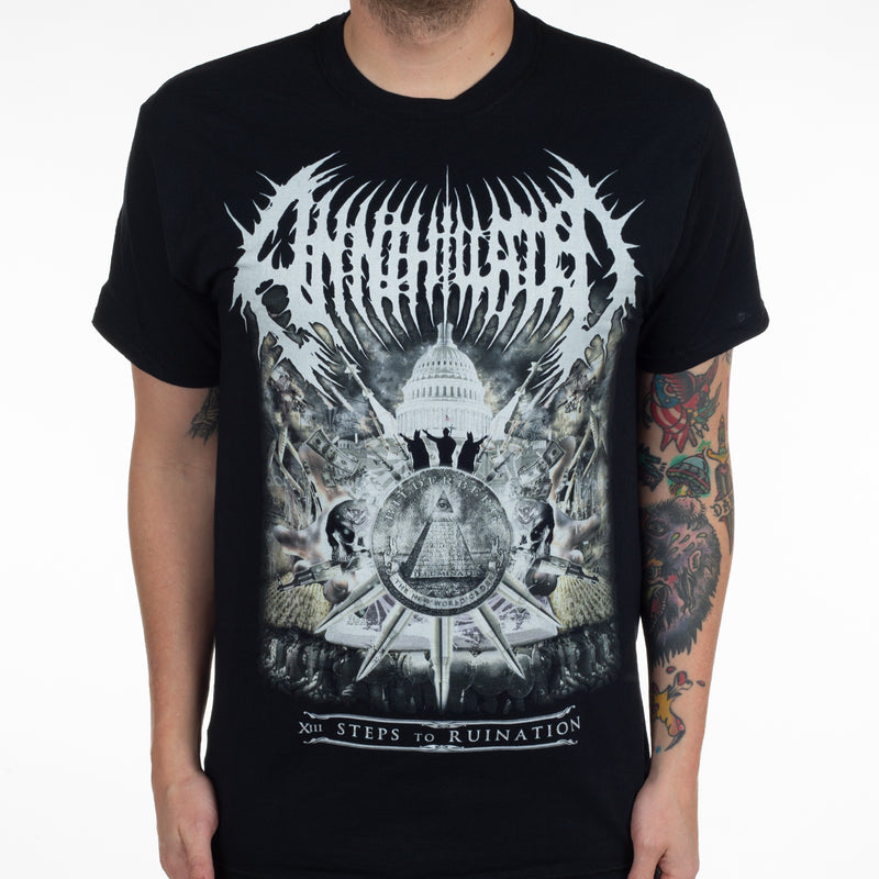 Annihilated "XIII Steps to Ruination" T-Shirt