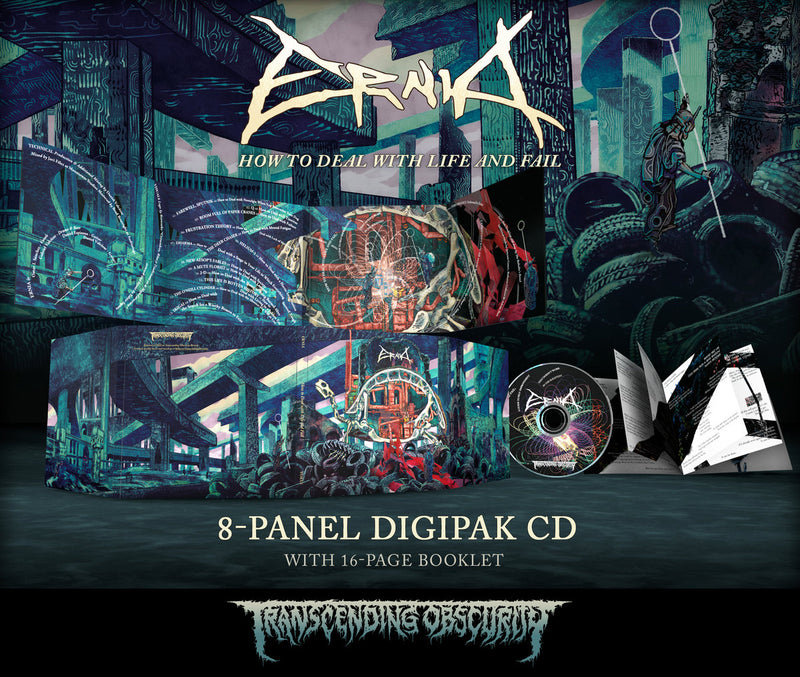 Ernia "How To Deal With Life And Fail Digipak CD" Limited Edition CD