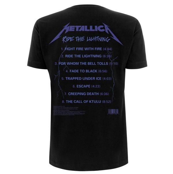 Metallica "Ride The Lightening Tracks" T-Shirt