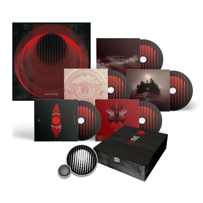 Year Of No Light "“Mnemophobia” Wooden CD Boxset" Boxset