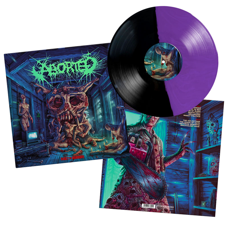 Aborted "Vault Of Horrors (Purple/Black Split)" 12"