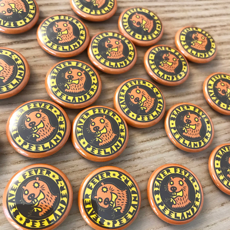 Peelander-Z "Beaver Fever Button" Button