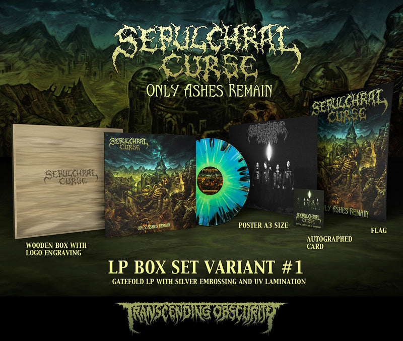 Sepulchral Curse (Finland) "Only Ashes Remain LP Box Set v1" Limited Edition Boxset