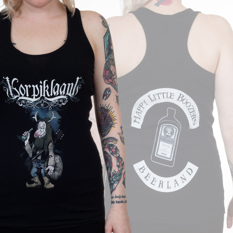 Korpiklaani "Happy Little Boozer" Girls Tank Top