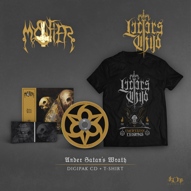 Mystifier / Lucifer's Child "Under Satan's Wrath CD + LC Tee" Bundle