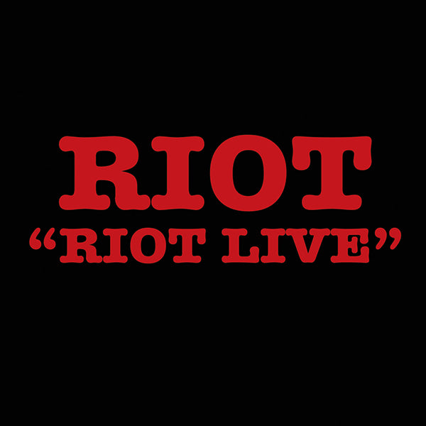Riot "Riot Live" CD