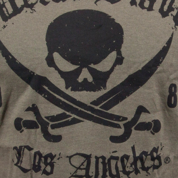 Metal Blade Records "Pirate Logo Black on Military Green" T-Shirt