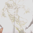 Strhess Clothing "Falling Feather White Hoodie" Zip Hoodie