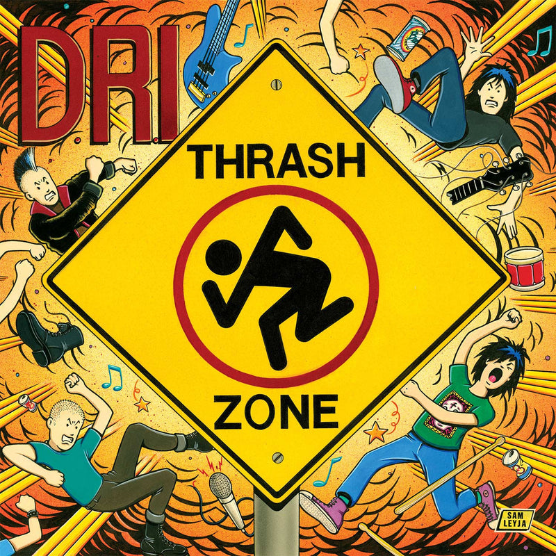 D.R.I. "Thrash Zone (Maroon Marbled Vinyl)" 12"