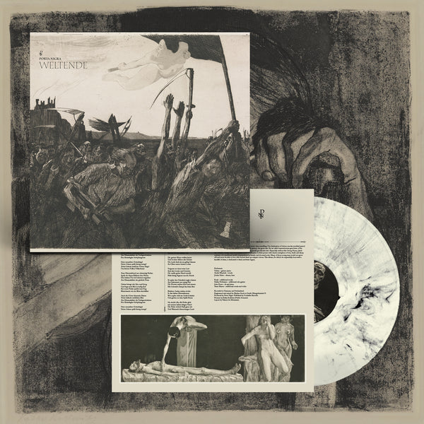 Porta Nigra "Weltende (Bone-cream/black marble vinyl)" Limited Edition 12"