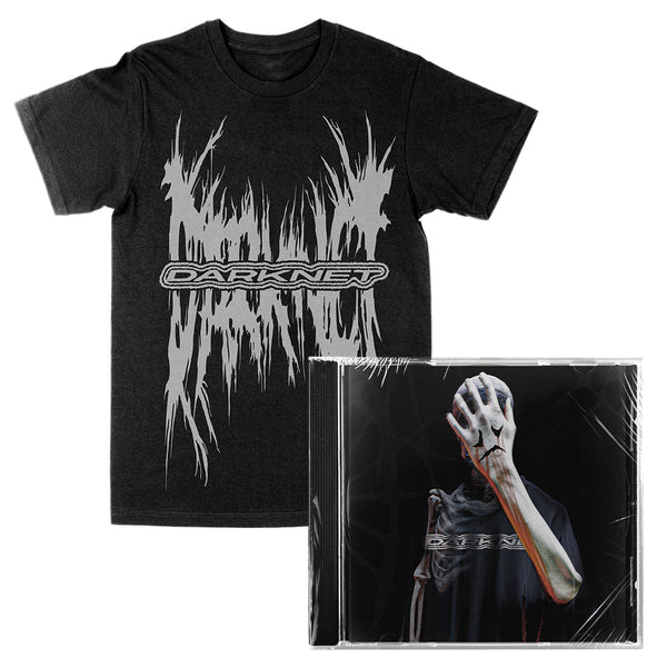 Darknet "CD + Death Logo Tee Bundle" Bundle