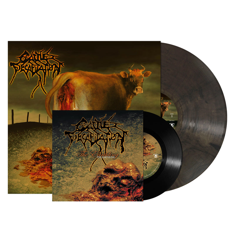 Cattle Decapitation "Humanure (Black Smoke Marbled Vinyl)" Bundle