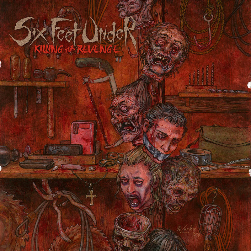 Six Feet Under "Killing for Revenge (Bloodshot Vinyl)" 12"