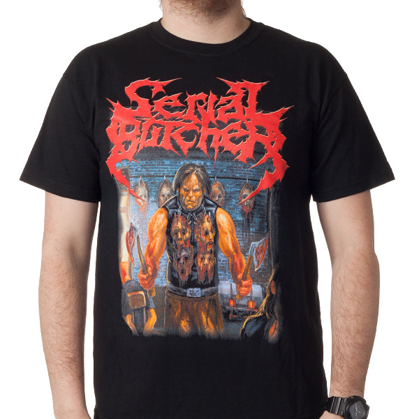 Serial Butcher "A Crash Course In Cranium Crushing" T-Shirt