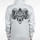 Unique Leader Records "Alrekr Demon/Jamie Christ Colab (White)" Zip Hoodie