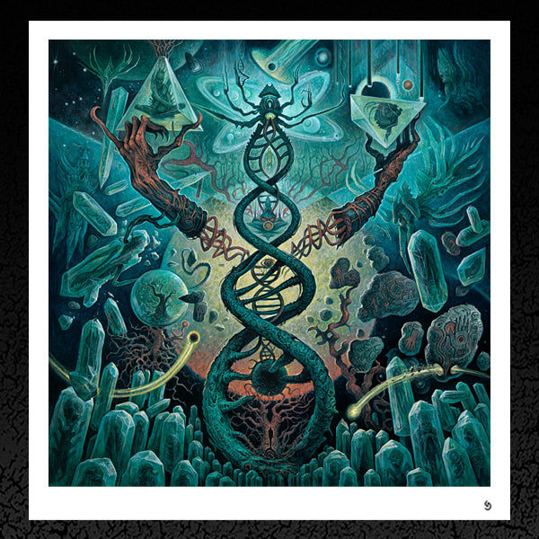 Dan Seagrave "Decrepit Birth 'Axis Mundi' Album Cover" Prints