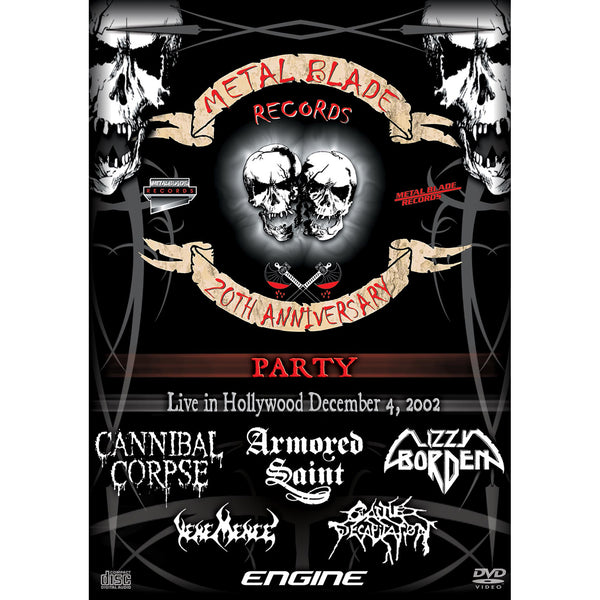 Metal Blade Records "Metal Blade 20th Anniversary" DVD/CD