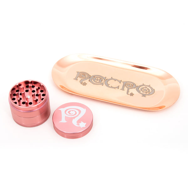 Necro "Grinder / Tray Set (Rose Gold)" Grinders