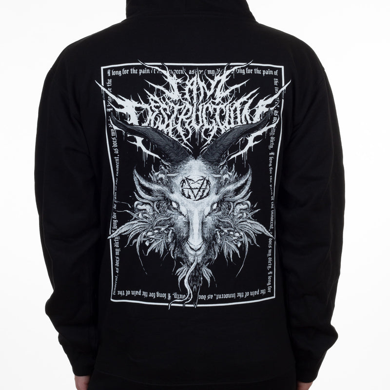 I Am Destruction "Goat Pentagram" Zip Hoodie