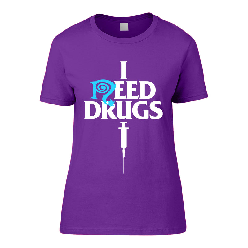 Necro "I Need Drugs" Girls T-shirt