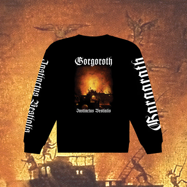 Gorgoroth "Instinctus Bestialis (white logo)" Longsleeve