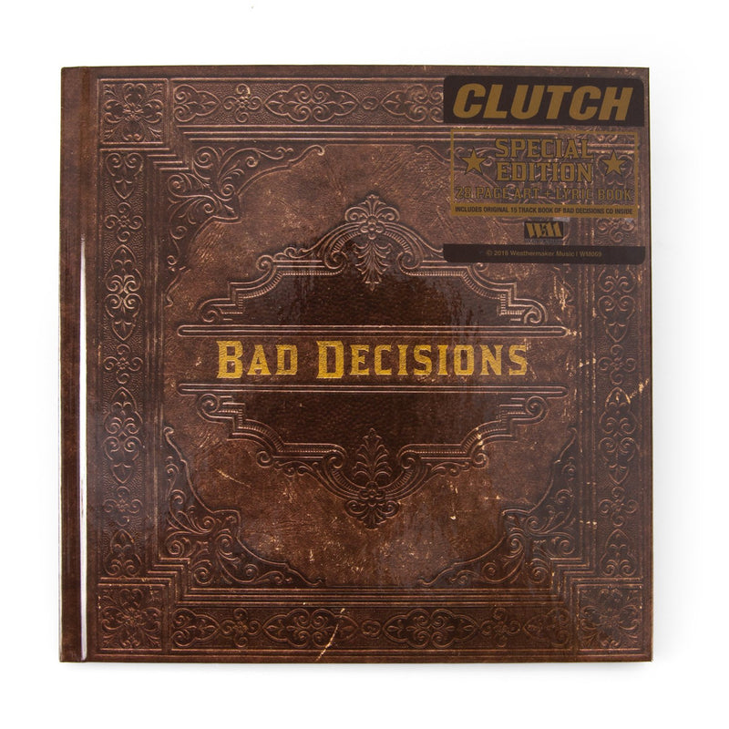 Clutch "Book Of Bad Decisions Book/CD" Hardcover Book