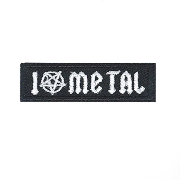 Horror Business "I Love Metal Patchpin" Pins