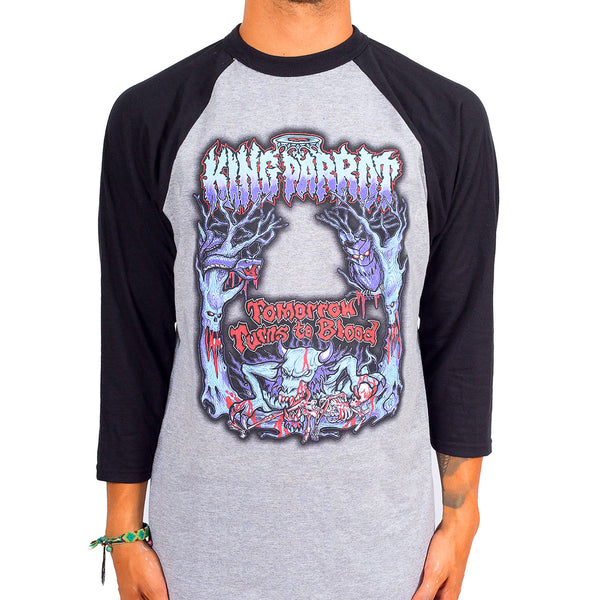 King Parrot "Tomorrow Turns To Blood" Baseball Tee