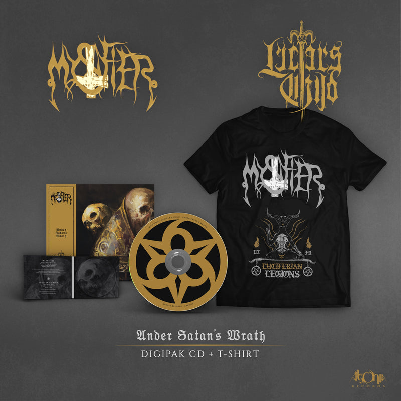 Mystifier / Lucifer's Child "Under Satan's Wrath CD + M Tee" Bundle