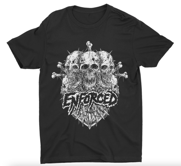 Enforced "Spiked Skulls" T-Shirt