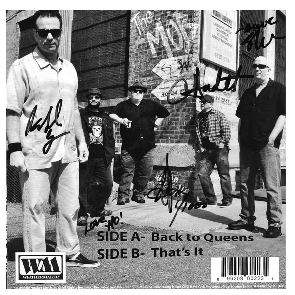 The Mob "Back to Queens/That's It 7" Single" 7"