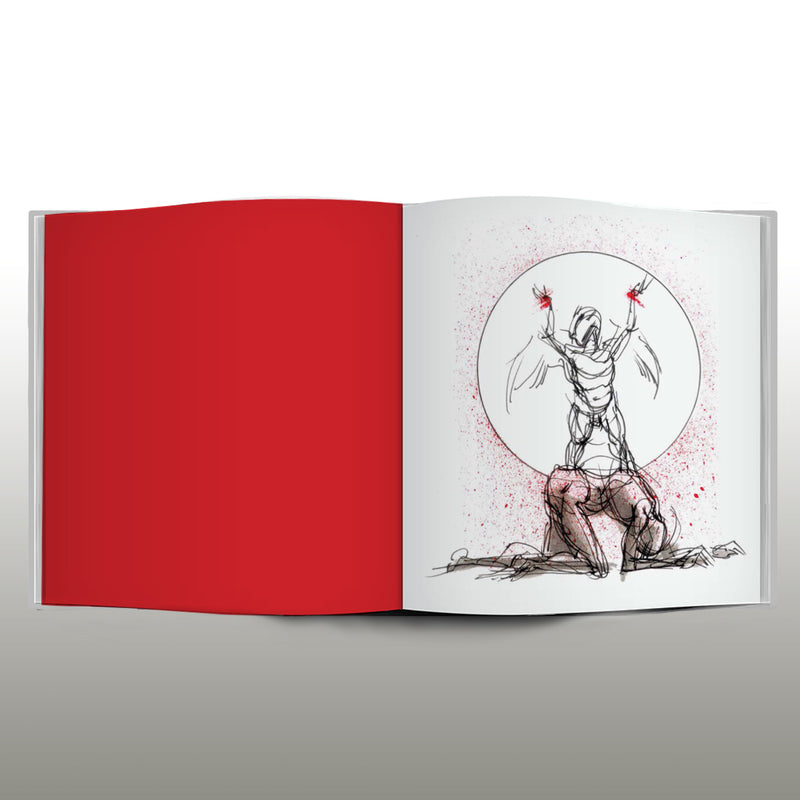 Strhess Press "Black, White & Red All Over (Hardbound)" Hardcover Book