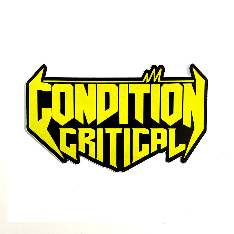 Condition Critical "Logo (Yellow)" Stickers & Decals
