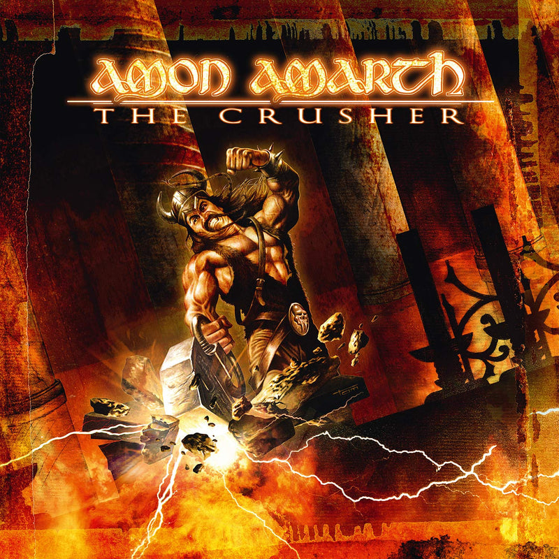 Amon Amarth "The Crusher (Brown Beige Marbled Vinyl)" 12"