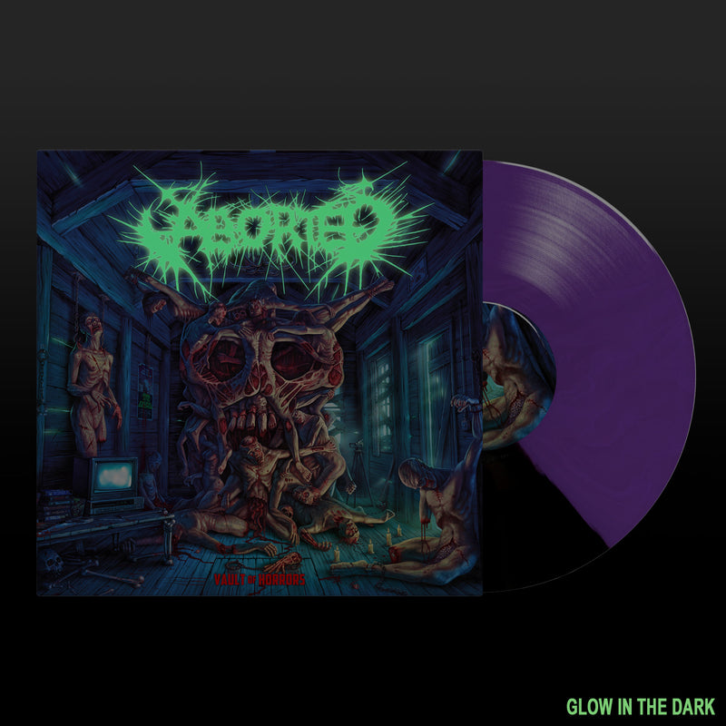 Aborted "Vault Of Horrors (Purple/Black Split)" 12"