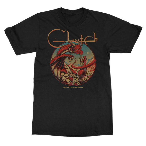 Clutch "Mountain Of Bone (Red Dragon)" T-Shirt